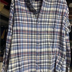 Classic Plaid Button-Down Shirt for Men